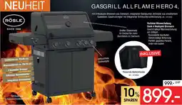 Zurbrüggen Rösle gasgrill allflame hero 4 Angebot