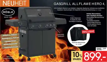 Zurbrüggen Rösle gasgrill allflame hero 4 Angebot