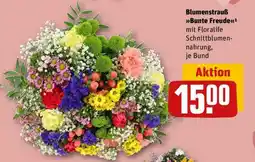 REWE Blumenstrauß Bunte Freude Angebot