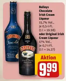 REWE Baileys Chocolate Irish Cream Liqueur oder Original Irish Cream Liqueur Angebot