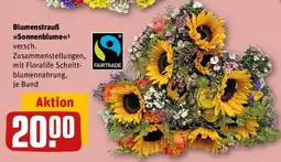 REWE Blumenstrauß Sonnenblume Angebot