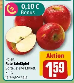 REWE Rote Tafeläpfel Angebot
