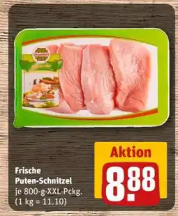 REWE Frische Puten Schnitzel Angebot