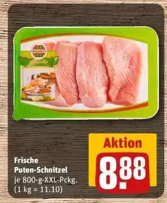 REWE Frische Puten Schnitzel Angebot