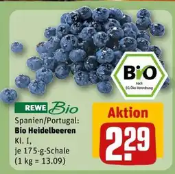 REWE Bio Heidelbeeren Angebot