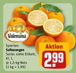 REWE Saftorangen Angebot