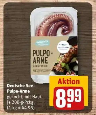 REWE Deutsche See Pulpo Arme Angebot