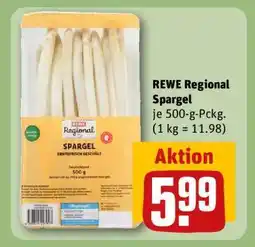 REWE REWE Regional Spargel Angebot