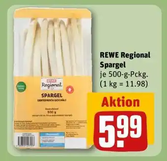 REWE REWE Regional Spargel Angebot