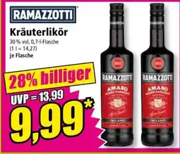 Norma Ramazzotti Kräuterlikör Angebot