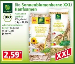 Norma Bio-Sonnenblumenkerne XXL/Hanfsamen Angebot