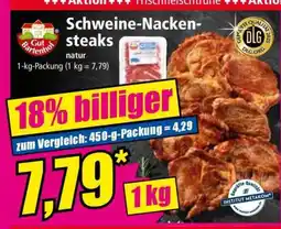 Norma Schweine- nackensteaks Angebot