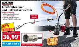 Norma Anwärmbrenner und Unkrautvernichter Angebot