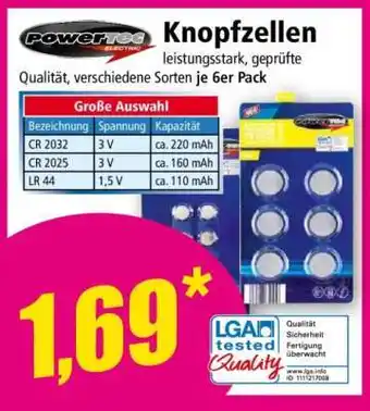 Norma Knopfzellen Angebot