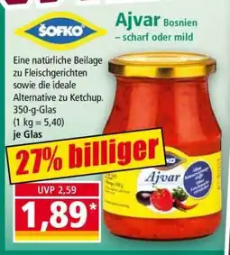 Norma Ajvar Bosnien – scharf oder mild Angebot