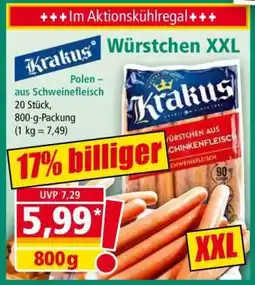 Norma Würstchen XXL Angebot