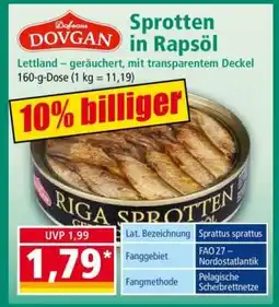 Norma Sprotten in Rapsöl Angebot