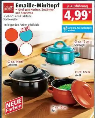 Norma Emaille-Minitopf Angebot