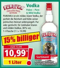 Norma Vodka Polen – Pure & Mild Vodka Angebot