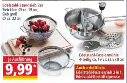 Norma Edelstahl-Standsieb 2er Angebot