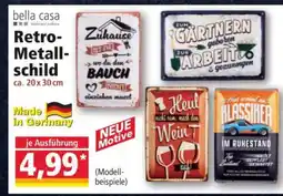 Norma Retro-Metallschild Angebot
