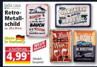 Norma Retro-Metallschild Angebot
