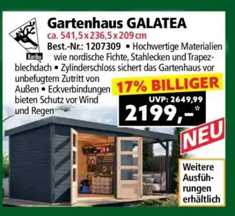 Norma Gartenhaus GALATEA Angebot