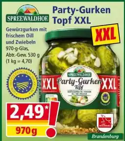 Norma Party-Gurken Topf XXL Angebot