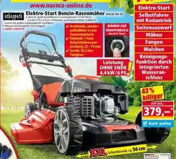 Norma Elektro-Start Benzin-Rasenmäher Angebot