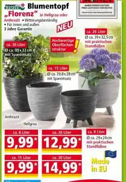 Norma Blumentopf „Florenz“ Angebot