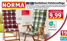Norma Hochlehner-Polsterauflage Angebot