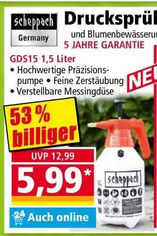 Norma Drucksprüher GDS15 1,5 Liter Angebot