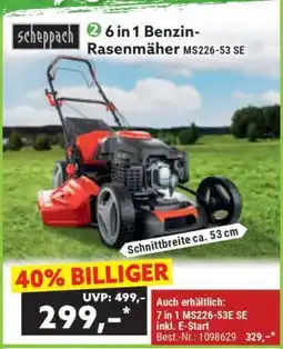Norma 6 in 1 Benzin-Rasenmäher MS226-53 SE Angebot