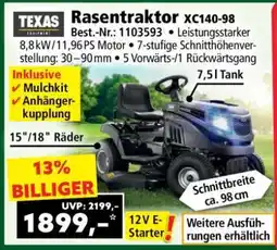 Norma Rasentraktor XC140-98 Angebot