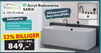 Norma Acryl-Badewanne SARIA Angebot
