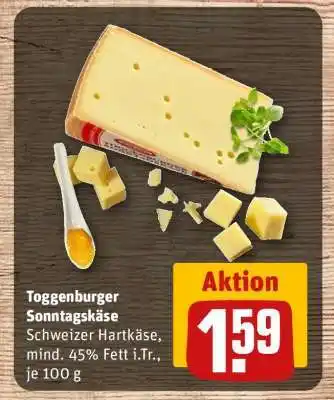 REWE Toggenburger Sonntagskäse Angebot