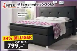 Norma Boxspringbett Oxford Angebot
