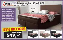 Norma Boxspringbett King Size Angebot