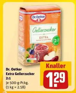 REWE Dr. Oetker Extra Gelierzucker 2:1 Angebot