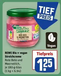 REWE REWE Bio + vegan Streichcreme Angebot