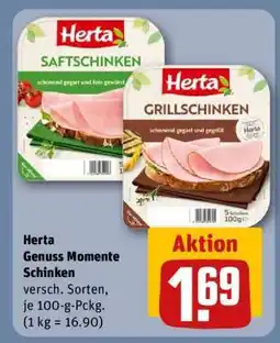 REWE Herta Genuss Momente Schinken Angebot