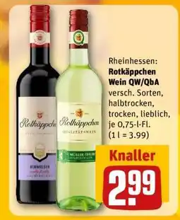 REWE Rotkäppchen Wein QW/QbA Angebot