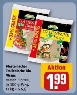 REWE Mestemacher Italienische Bio Wraps Angebot