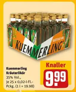 REWE KUEMMERLING Kräuterlikör Angebot