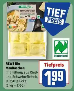 REWE REWE Bio Maultaschen Angebot