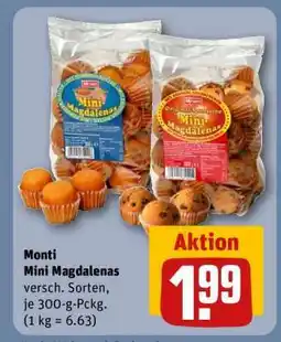 REWE Monti Mini Magdalenas Angebot