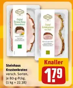 REWE Steinhaus Krustenbraten Angebot