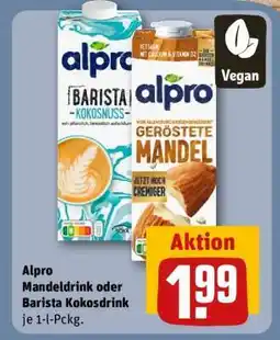REWE Alpro Mandeldrink oder Barista Kokosdrink Angebot
