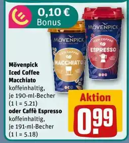 REWE Mövenpick Iced Coffee Macchiato oder Caffè Espresso Angebot