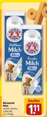 REWE Bärenmarke Milch Angebot